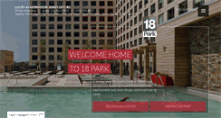 Desktop Screenshot of 18park.com